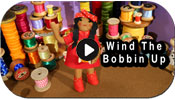 wind the bobbin up button